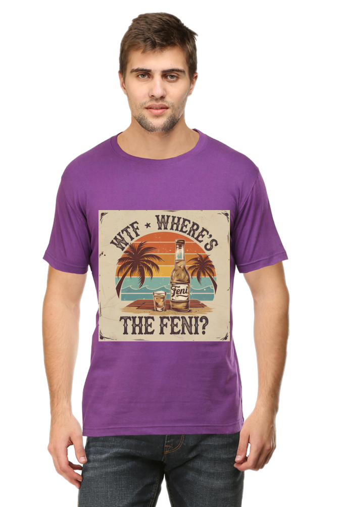 WTF, Where’s the Feni?" T-Shirt – Goan Spirit Edition - Image 2