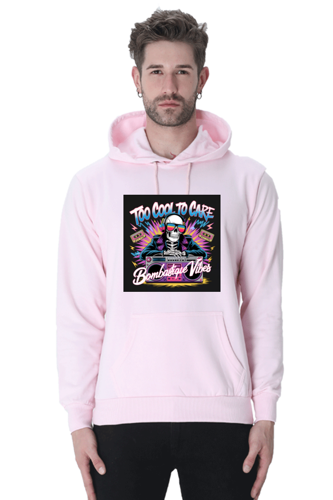 Too Cool To Care - Skeleton DJ Hoodie - Bombasique Vibes - Image 4