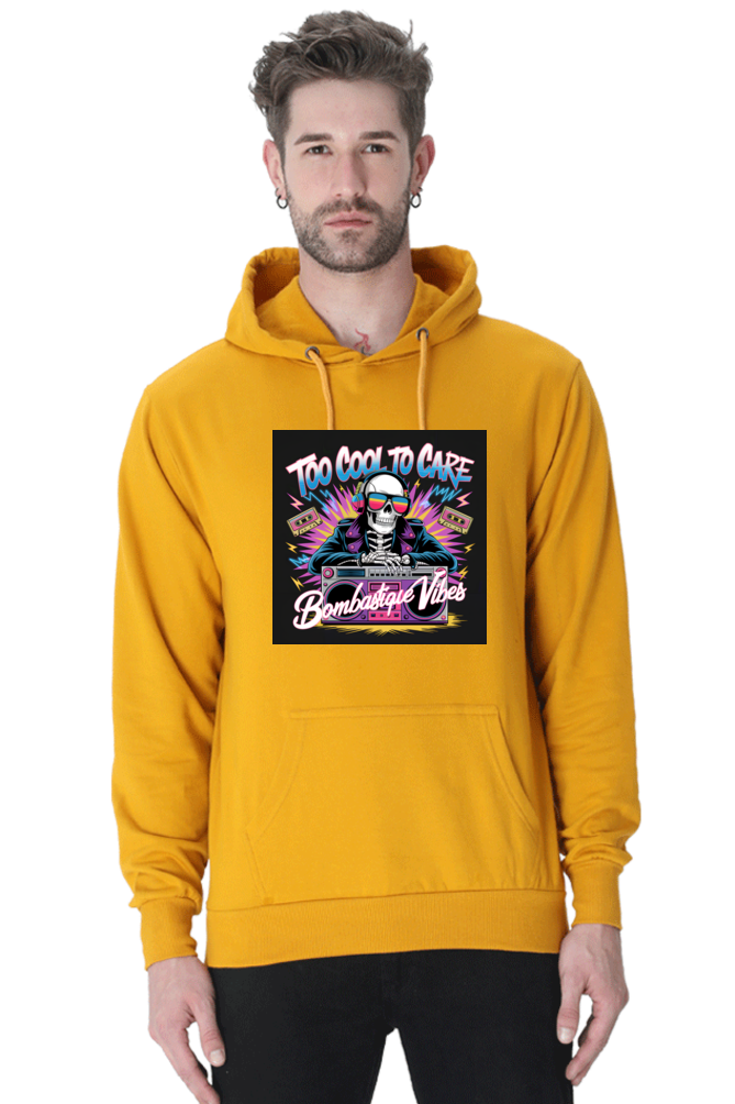 Too Cool To Care - Skeleton DJ Hoodie - Bombasique Vibes - Image 5