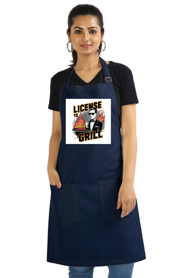 License to Grill Apron – For the Grill Masters & BBQ Agents - Image 5