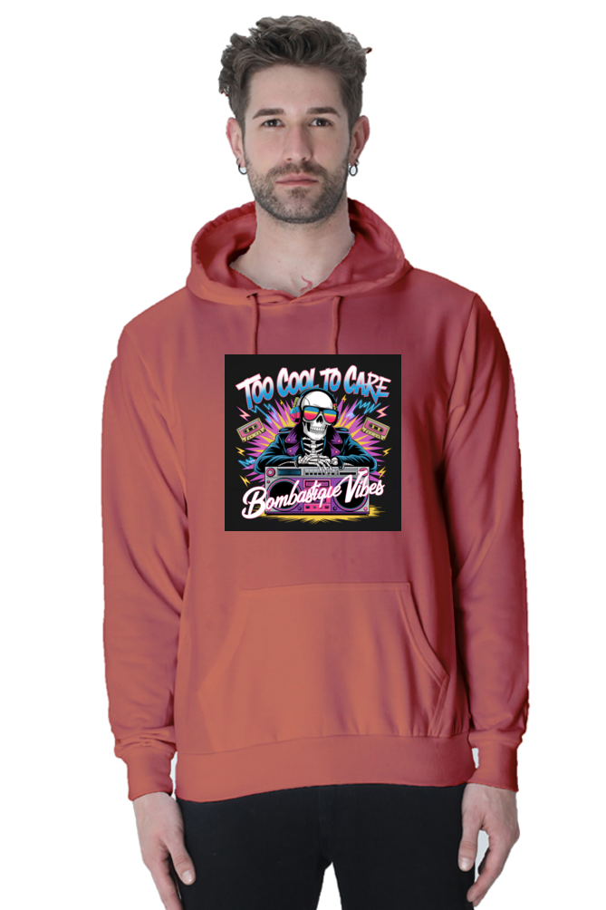 Too Cool To Care - Skeleton DJ Hoodie - Bombasique Vibes - Image 3