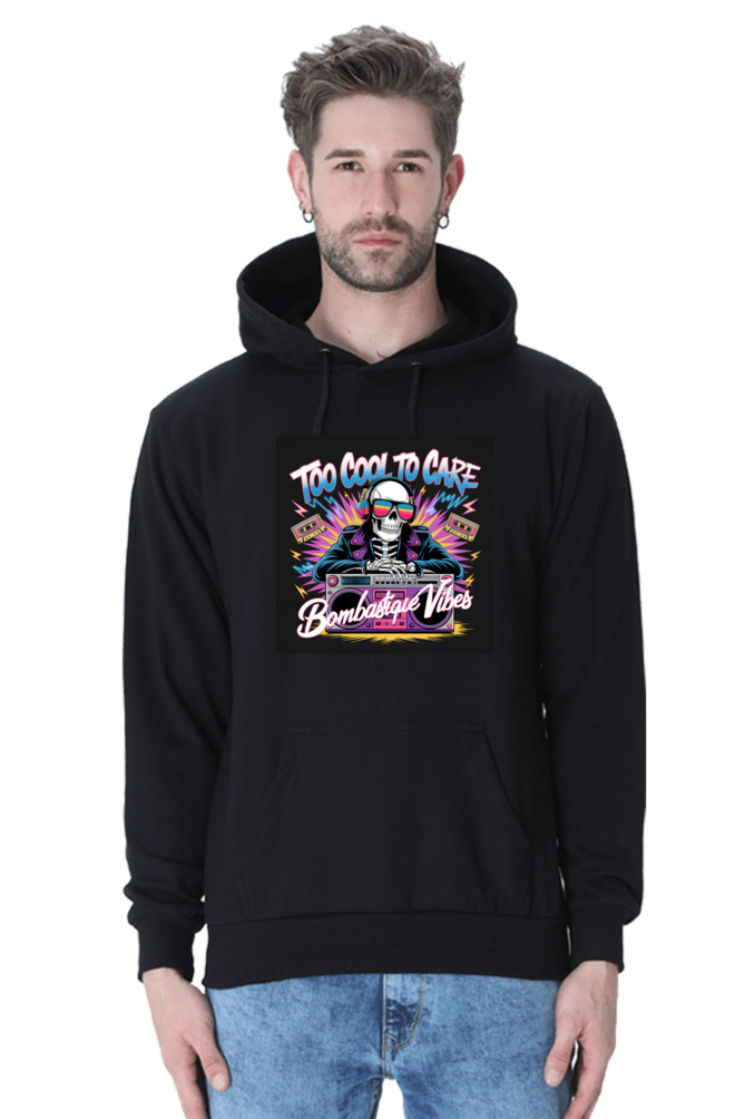 Too Cool To Care - Skeleton DJ Hoodie - Bombasique Vibes - Image 7