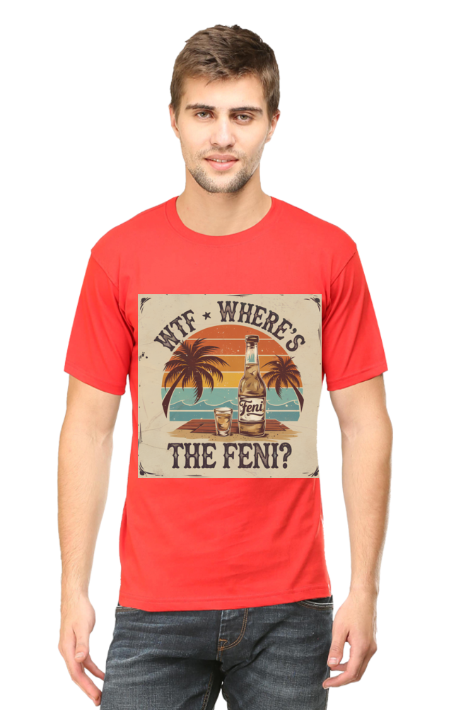WTF, Where’s the Feni?" T-Shirt – Goan Spirit Edition - Image 4