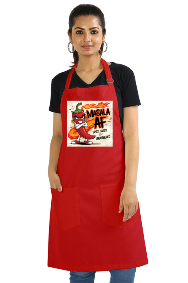 Masala AF Apron – Spicy, Sassy & Unbothered