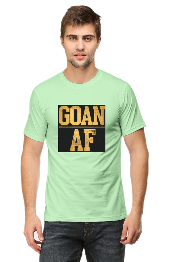 GOAN AF – Men’s Bold T-Shirt for the Ultimate Goan Vibe