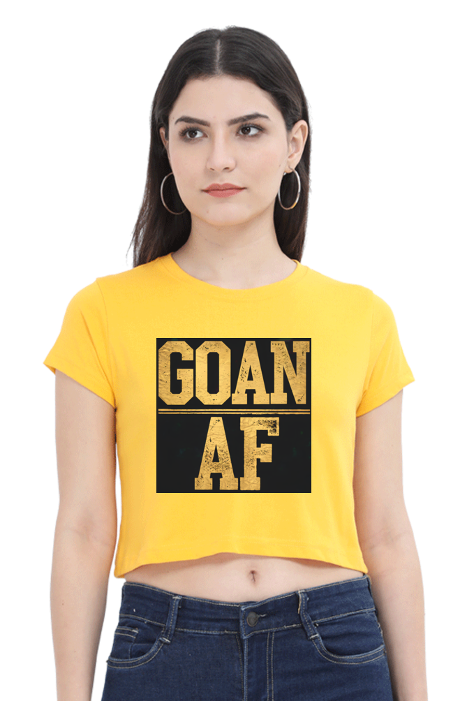 GOAN AF – Bold Crop Top for the Goan Queens - Image 4