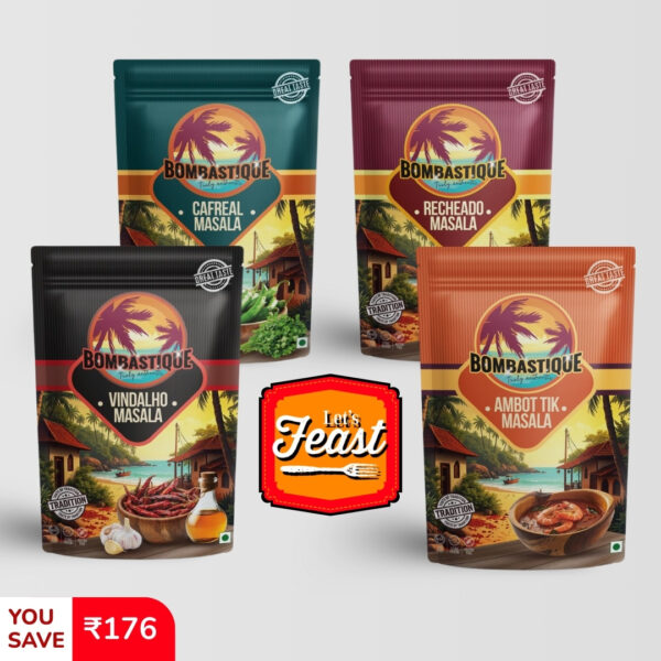 Cafreal + Recheado + Vindalho + Ambot Tik Feast Pack
