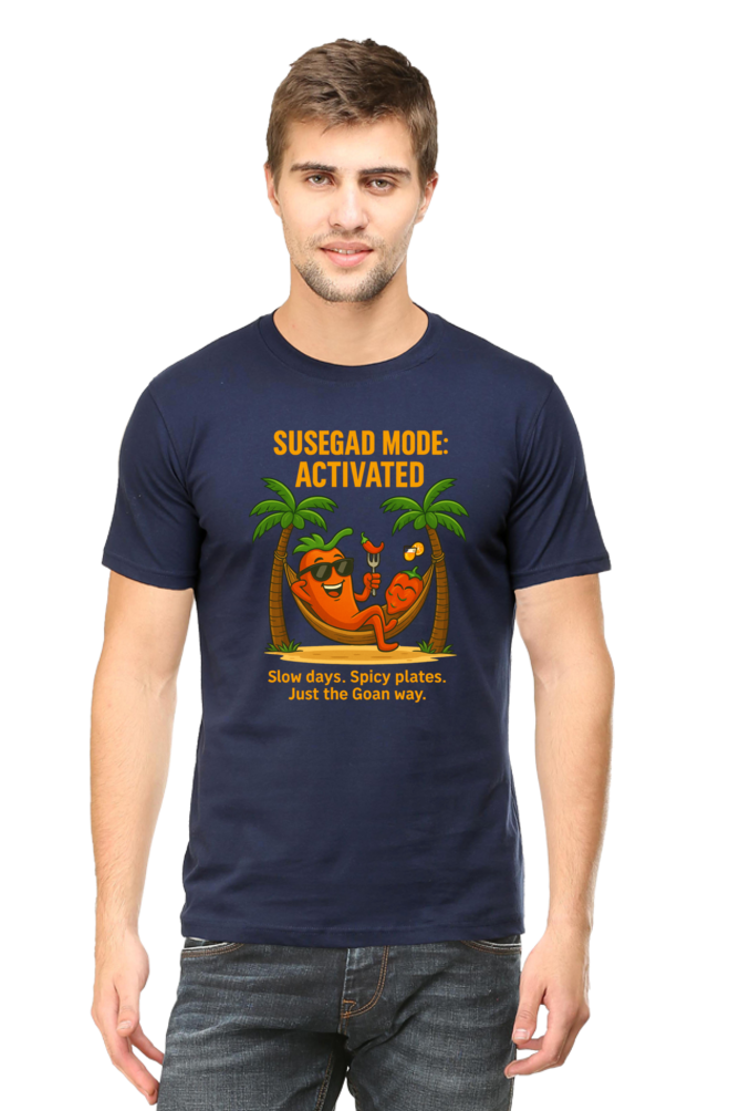 Susegad Mode Activated Pedro T-Shirt – Relaxed Goan Vibe Tee - Image 6