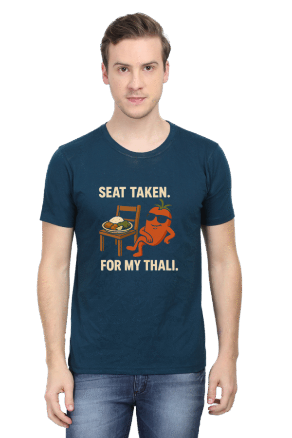 Seat Taken Pedro T-Shirt | Bombastique Thali Priority Graphic Tee - Image 2