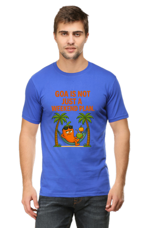 Goa Is Not Just a Weekend Plan Pedro T-Shirt | Bombastique Susegad Statement Tee - Image 8