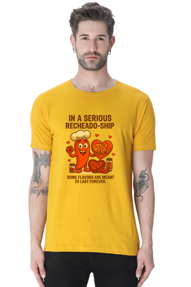 In a Serious Recheado-ship Pedro T-Shirt – Goan Pun Graphic Tee - Image 7
