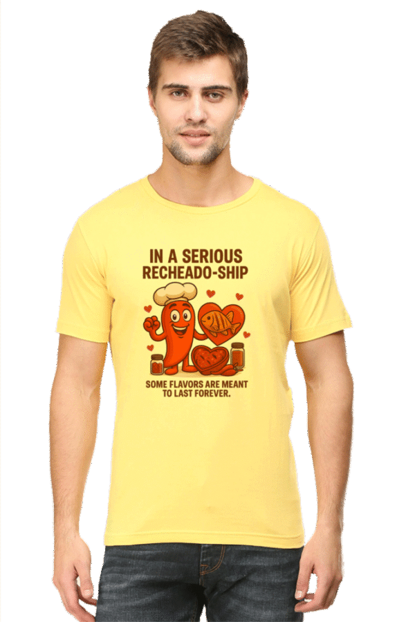 In a Serious Recheado-ship Pedro T-Shirt – Goan Pun Graphic Tee - Image 10