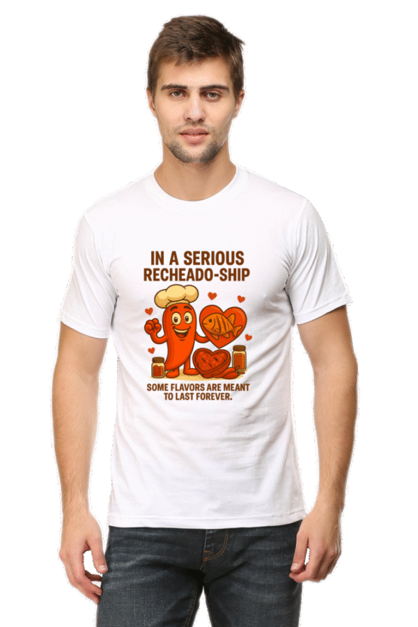 In a Serious Recheado-ship Pedro T-Shirt – Goan Pun Graphic Tee - Image 13
