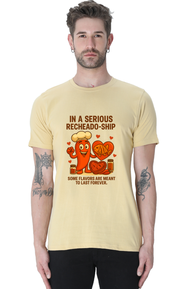 In a Serious Recheado-ship Pedro T-Shirt – Goan Pun Graphic Tee - Image 3