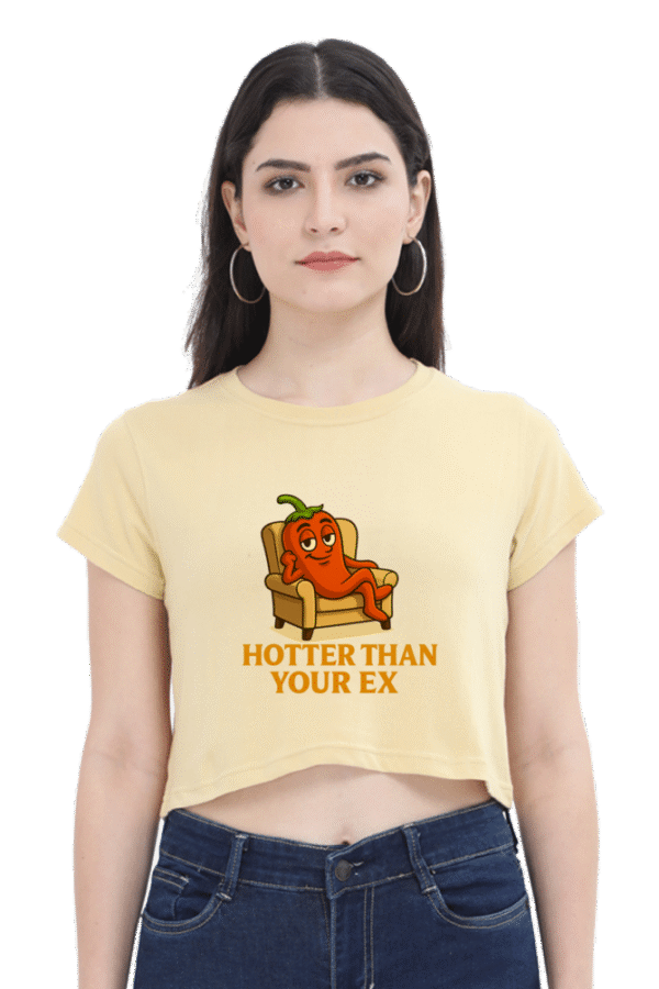 Hotter Than Your Ex Pedro Crop Top | Bombastique Bold Spicewear