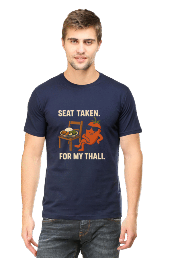 Seat Taken Pedro T-Shirt | Bombastique Thali Priority Graphic Tee - Image 4