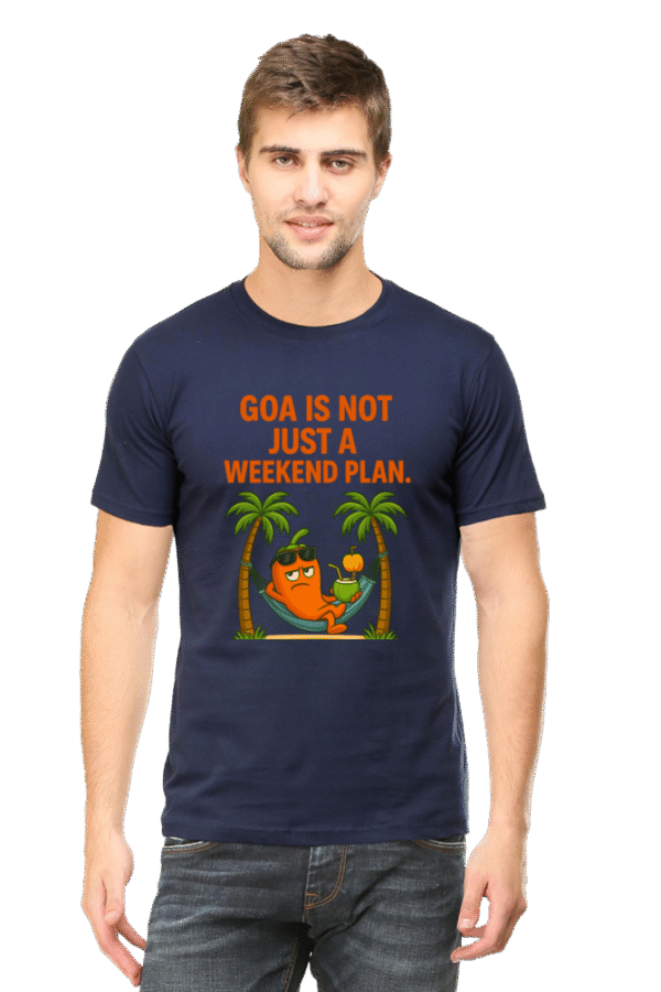 Goa Is Not Just a Weekend Plan Pedro T-Shirt | Bombastique Susegad Statement Tee - Image 14