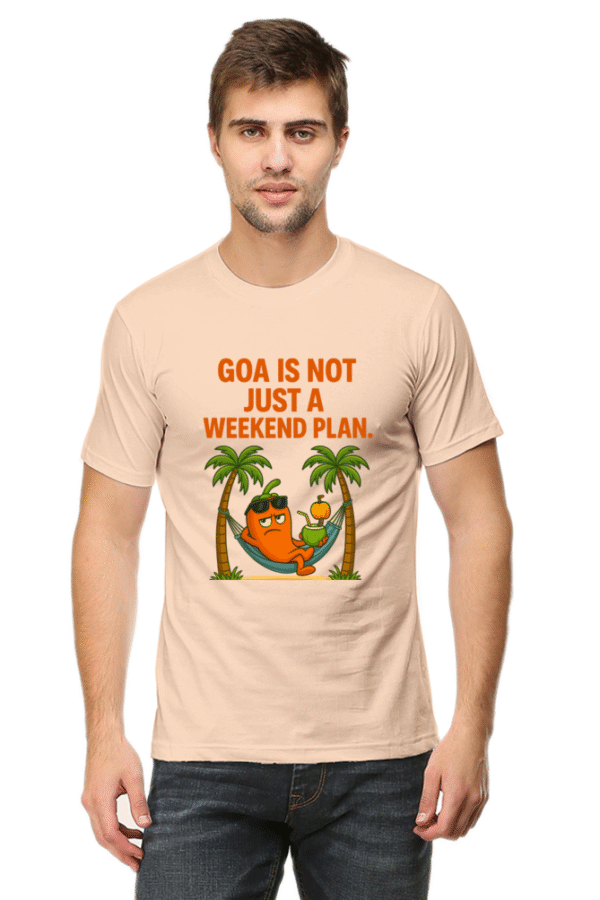 Goa Is Not Just a Weekend Plan Pedro T-Shirt | Bombastique Susegad Statement Tee
