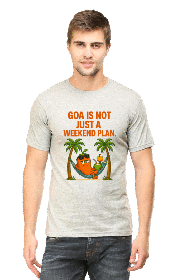 Goa Is Not Just a Weekend Plan Pedro T-Shirt | Bombastique Susegad Statement Tee - Image 13