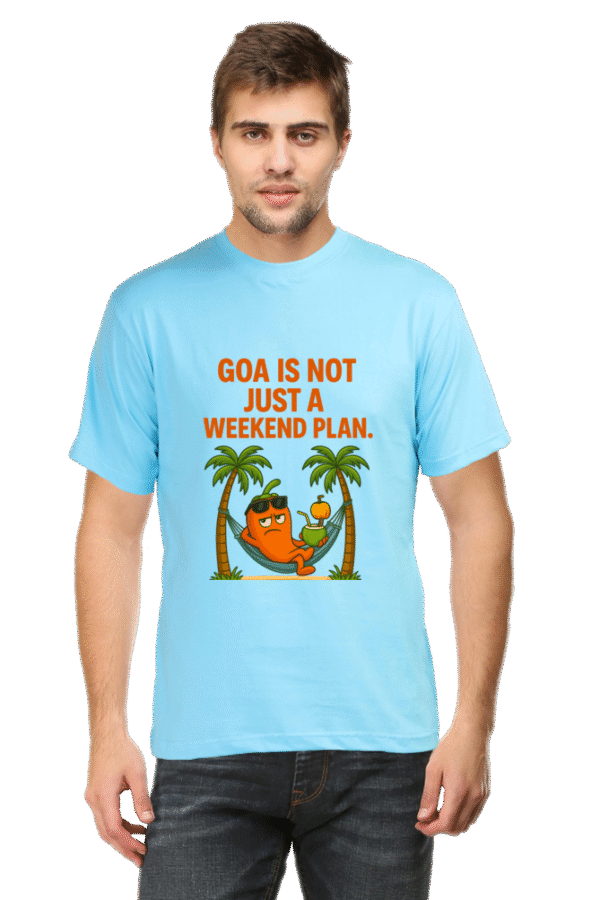 Goa Is Not Just a Weekend Plan Pedro T-Shirt | Bombastique Susegad Statement Tee - Image 11