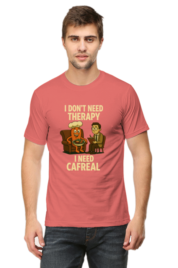 I Don’t Need Therapy I Need Cafreal Pedro T-Shirt | Bombastique Goan Food Fix Tee - Image 3
