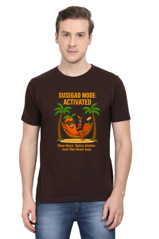 Susegad Mode Activated Pedro T-Shirt – Relaxed Goan Vibe Tee - Image 3