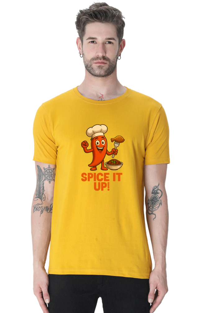 Spice It Up Pedro T-Shirt – Goan Foodie Graphic Tee - Image 3