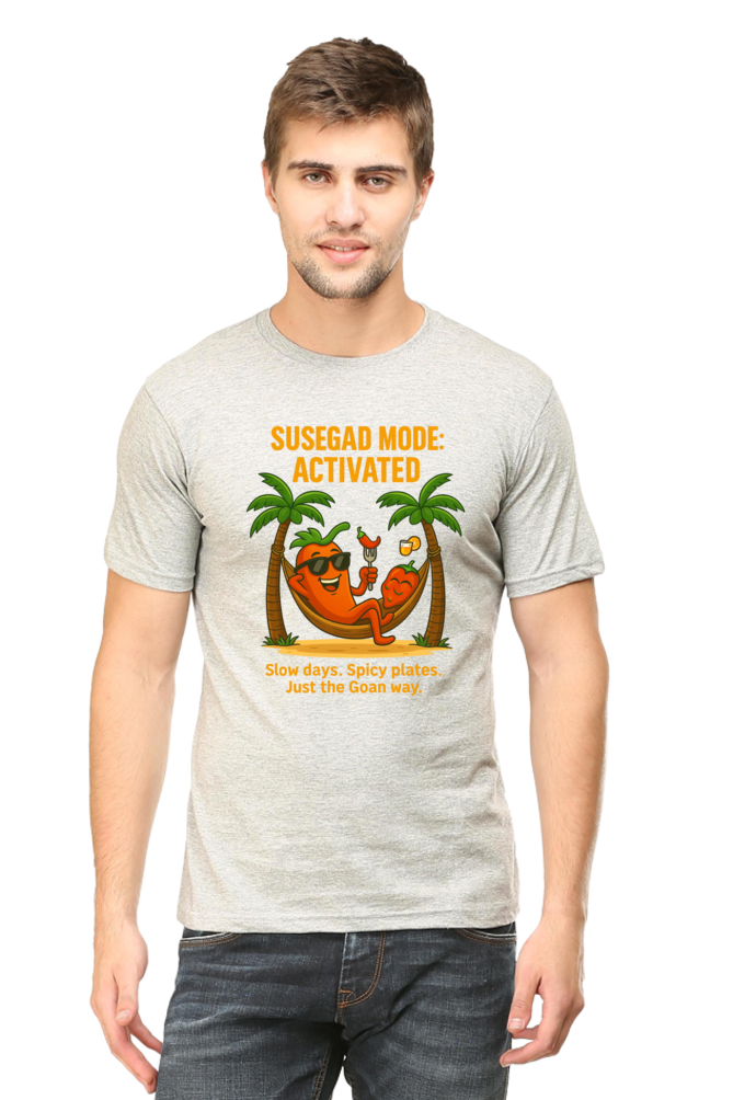 Susegad Mode Activated Pedro T-Shirt – Relaxed Goan Vibe Tee - Image 5
