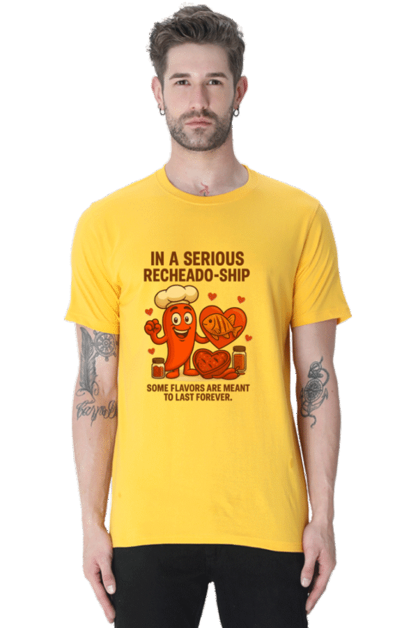 In a Serious Recheado-ship Pedro T-Shirt – Goan Pun Graphic Tee - Image 8