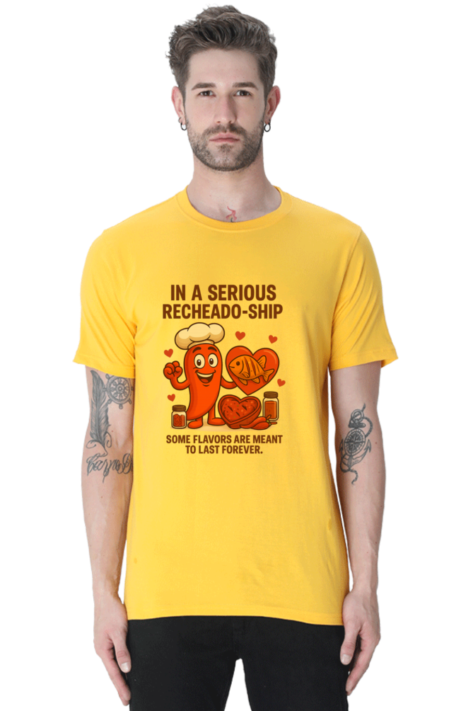 In a Serious Recheado-ship Pedro T-Shirt – Goan Pun Graphic Tee - Image 8