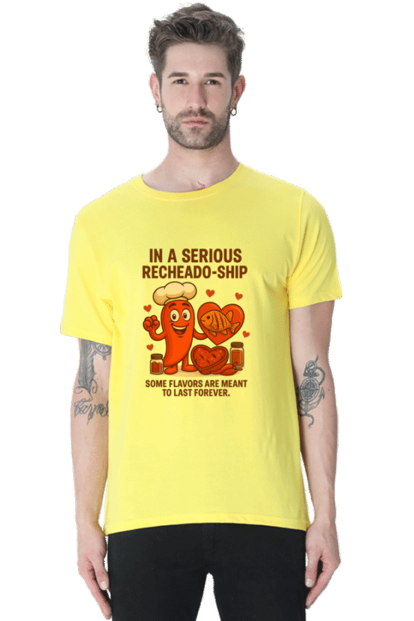 In a Serious Recheado-ship Pedro T-Shirt – Goan Pun Graphic Tee - Image 9