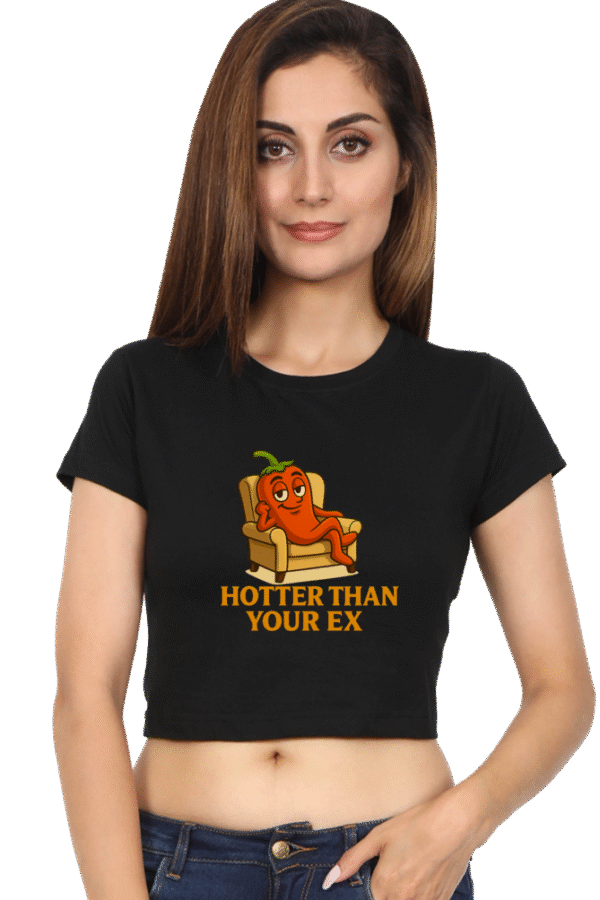 Hotter Than Your Ex Pedro Crop Top | Bombastique Bold Spicewear - Image 7