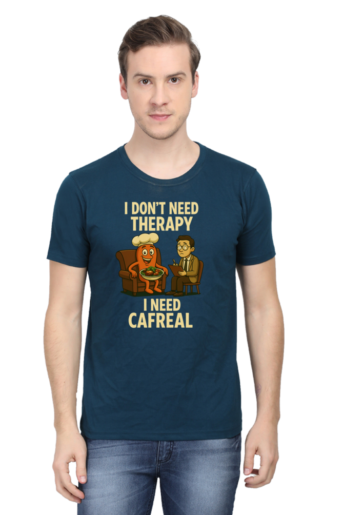 I Don’t Need Therapy I Need Cafreal Pedro T-Shirt | Bombastique Goan Food Fix Tee - Image 5