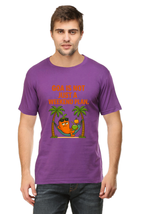 Goa Is Not Just a Weekend Plan Pedro T-Shirt | Bombastique Susegad Statement Tee - Image 7