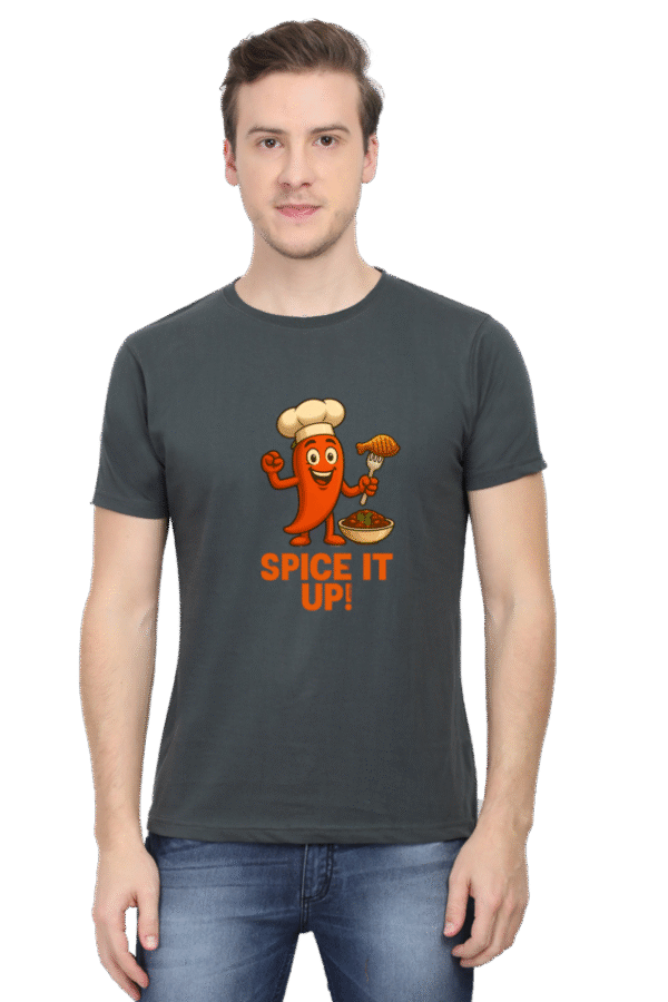 Spice It Up Pedro T-Shirt – Goan Foodie Graphic Tee - Image 4
