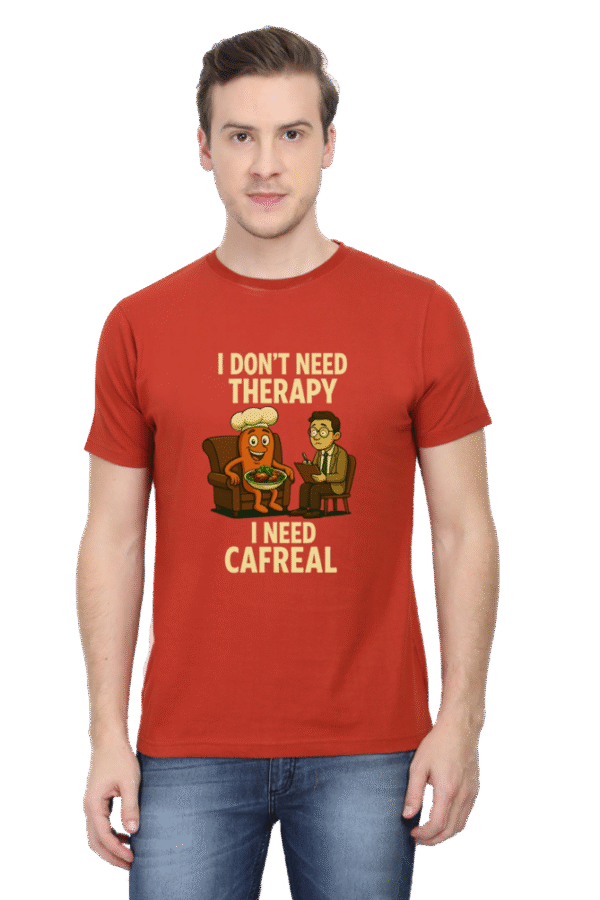 I Don’t Need Therapy I Need Cafreal Pedro T-Shirt | Bombastique Goan Food Fix Tee - Image 4