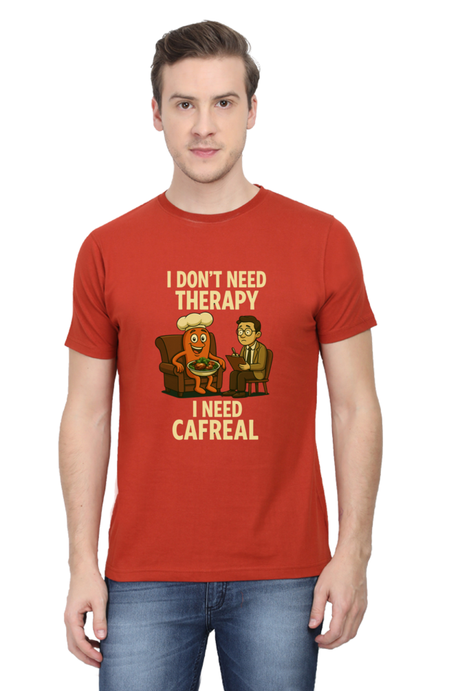 I Don’t Need Therapy I Need Cafreal Pedro T-Shirt | Bombastique Goan Food Fix Tee - Image 4